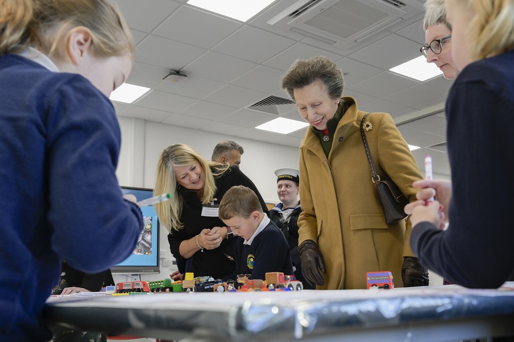 Princess Anne visiting and opening North Cambridgeshire Training Centre